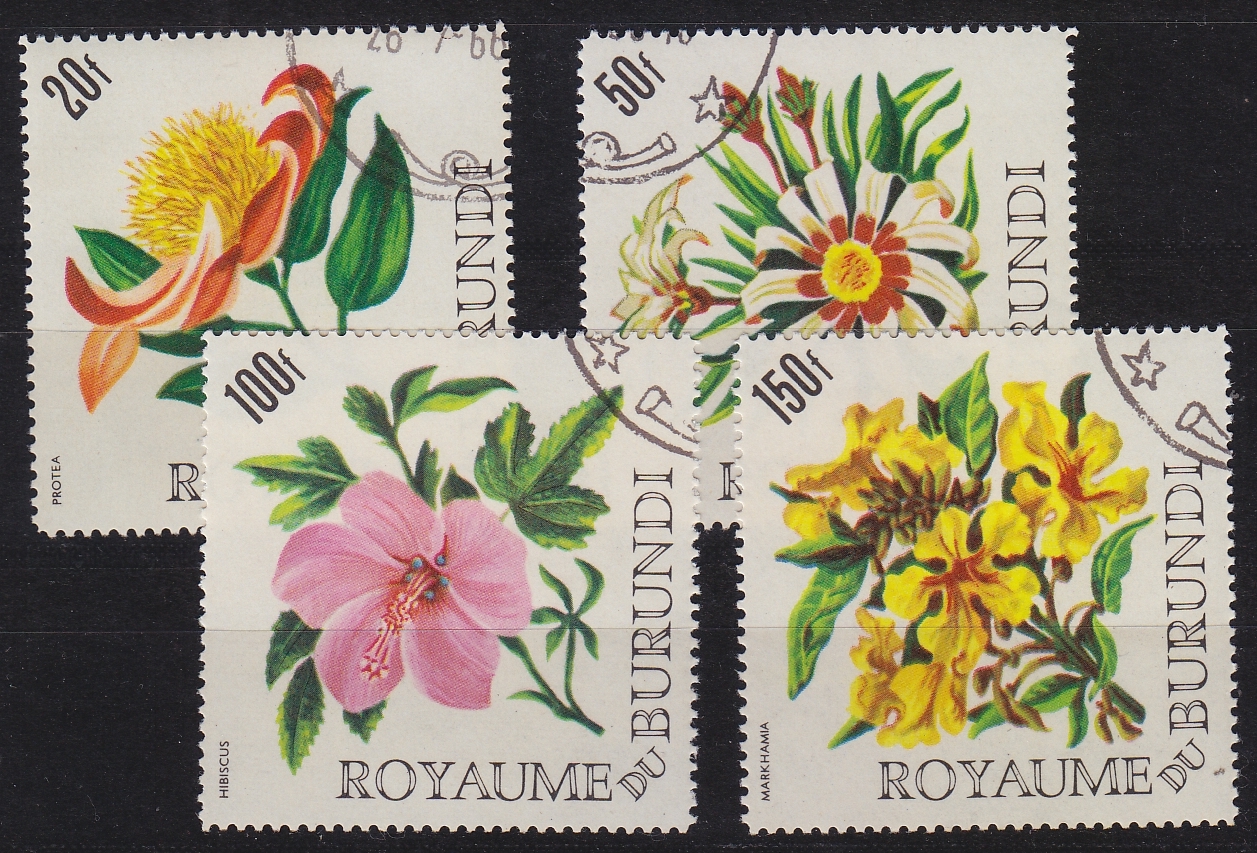 Buy BURUNDI [1966] MiNr 0217 ex ( O/used ) [01] Blumen