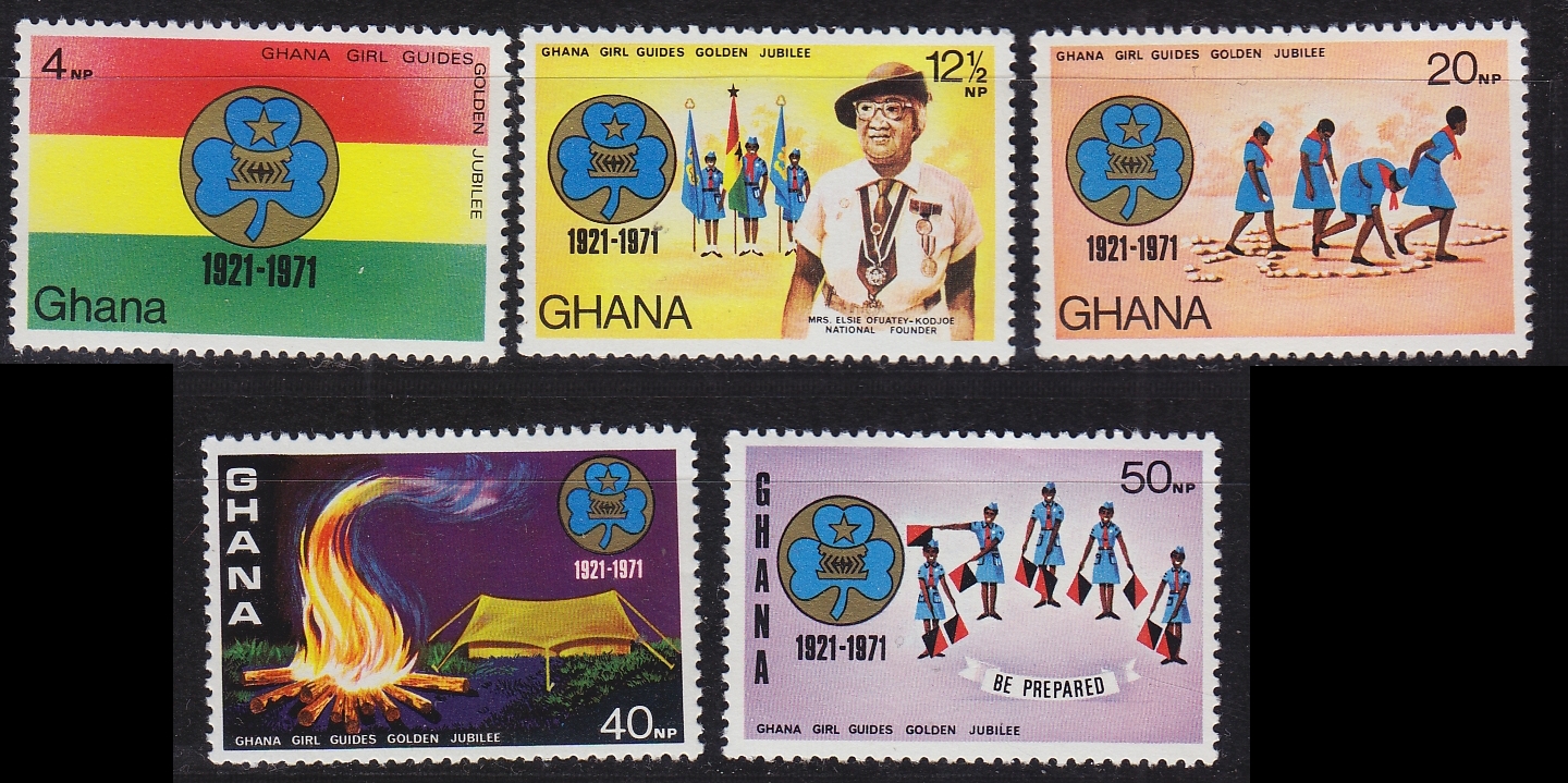 Buy GHANA [1971] MiNr 0434-38 ( **/mnh ) Pfadfinder