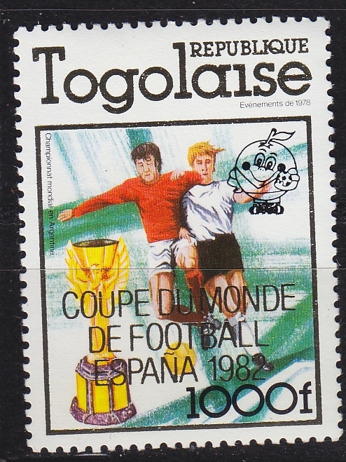 Buy TOGO [1980] MiNr 1499 ( **/mnh ) Fussball