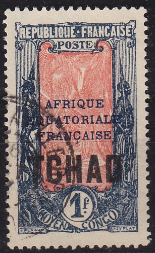 Buy TSCHAD CHAD [1924] MiNr 0034 ( O/used )