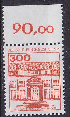 Buy GERMANY BERLIN [1982] MiNr 0677 ( **/mnh ) [03] Burgen Schlösser Rand ob