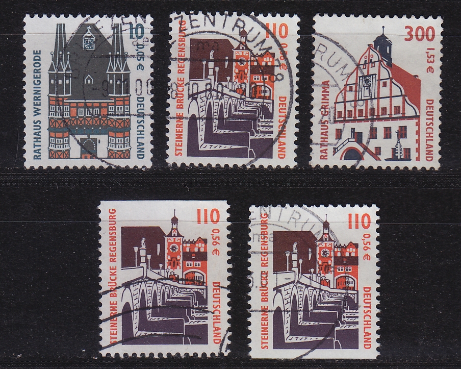 Buy GERMANY BUND [2000] MiNr 2139-41 ACD ( O/used ) [03] Sehenswürdigkeiten