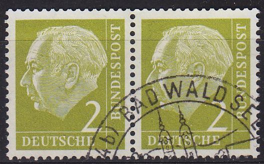 Buy GERMANY BUND [1954] MiNr 0177 x ( O/used ) [02] 2er