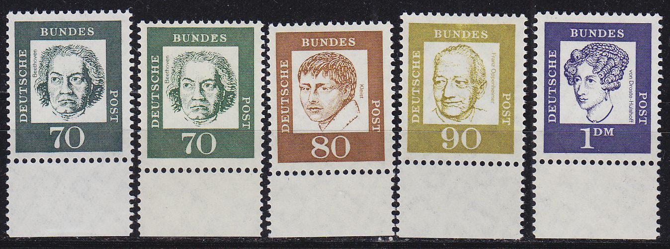 Buy GERMANY BUND [1961] MiNr 0347-62 y UR ( **/mnh ) [01] ex
