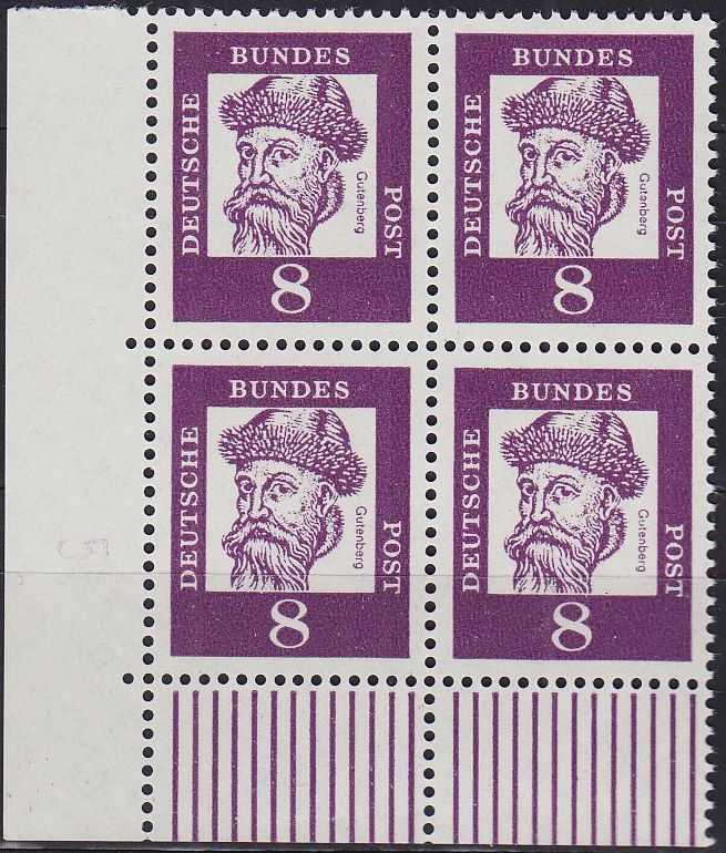 Buy GERMANY BUND [1961] MiNr 0349 y UR W ( **/mnh ) [01] Eckrand