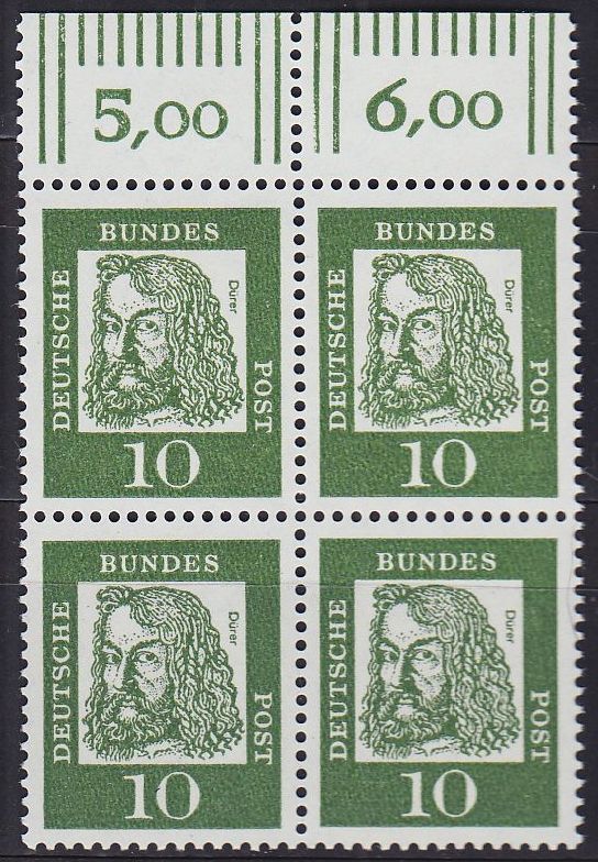 Buy GERMANY BUND [1961] MiNr 0350 x OR W I ( **/mnh ) [01] 4er