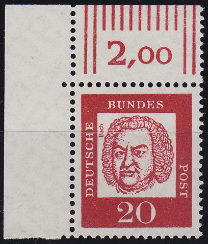 Buy GERMANY BUND [1961] MiNr 0352 y OR W I ( **/mnh ) [01] Eckrand