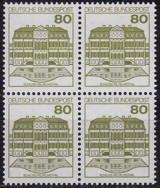 Buy GERMANY BUND [1982] MiNr 1140 A ( **/mnh ) [02] Bauwerke 4er