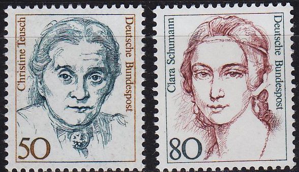 Buy GERMANY BUND [1986] MiNr 1304-05 ( **/mnh ) Berühmte Frauen