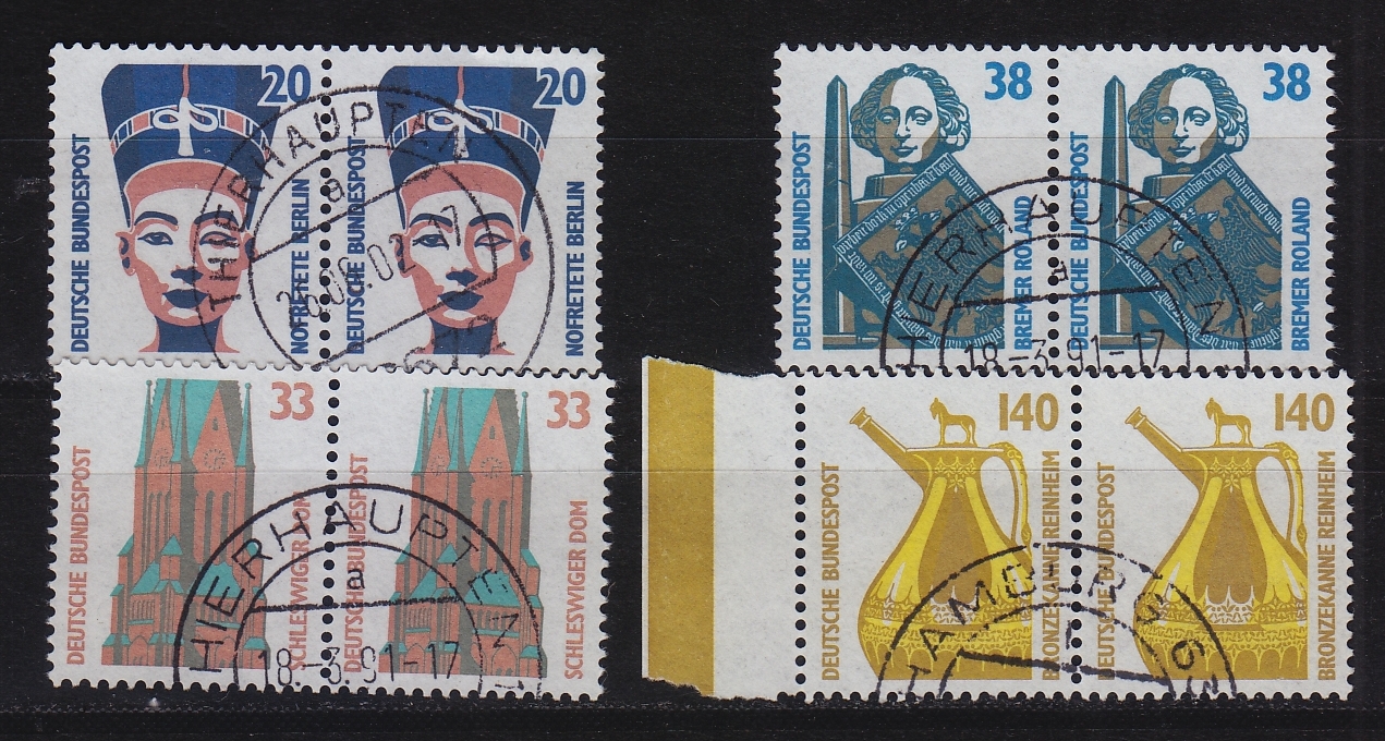 Buy GERMANY BUND [1989] MiNr 1398-01 A ( O/used ) [01] Sehenswürdigkeiten 2er