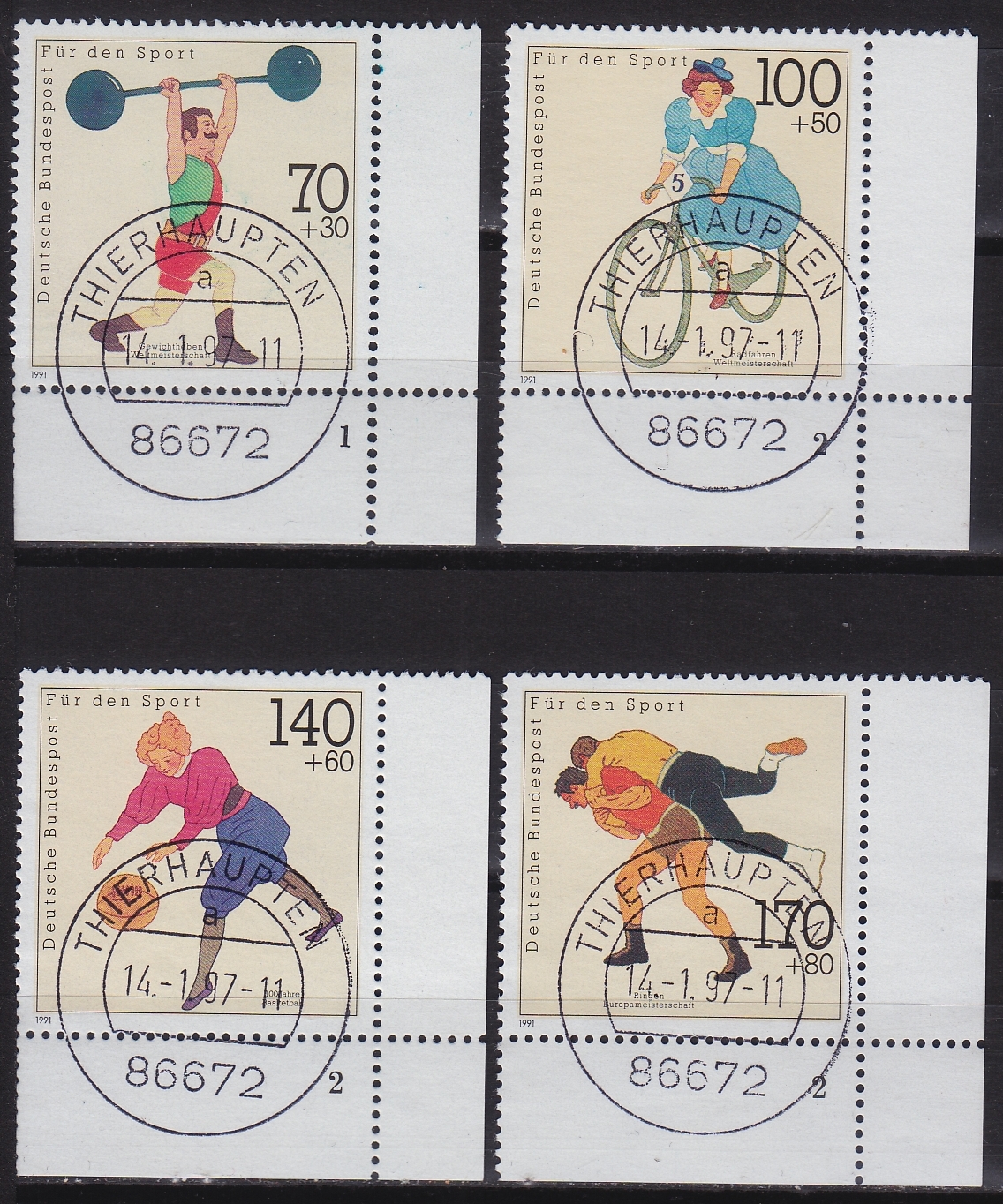Buy GERMANY BUND [1991] MiNr 1499-02 ( O/used ) [01] Sport FormNr