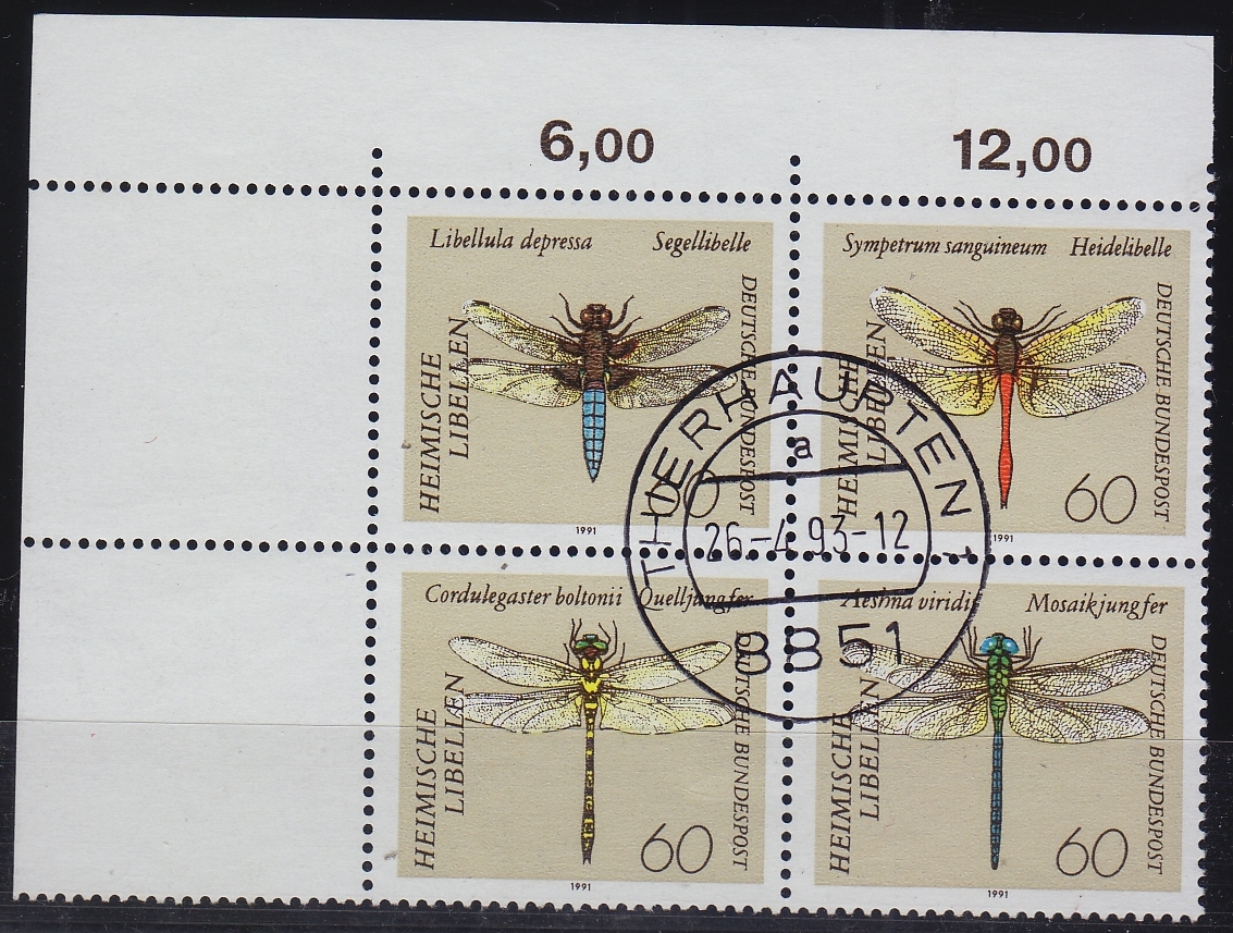 Buy GERMANY BUND [1991] MiNr 1546-49 4er ( O/used ) [01] Tiere