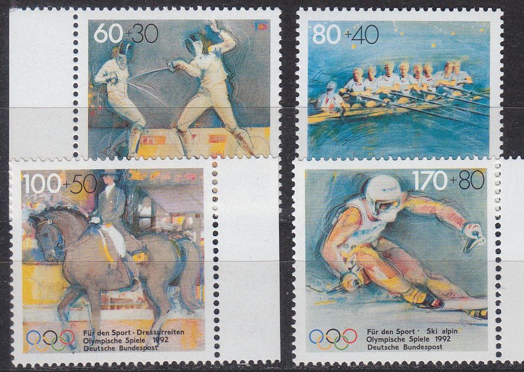 Buy GERMANY BUND [1992] MiNr 1592-95 ( **/mnh ) Sport