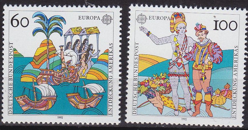 Buy GERMANY BUND [1992] MiNr 1608-09 ( **/mnh ) CEPT
