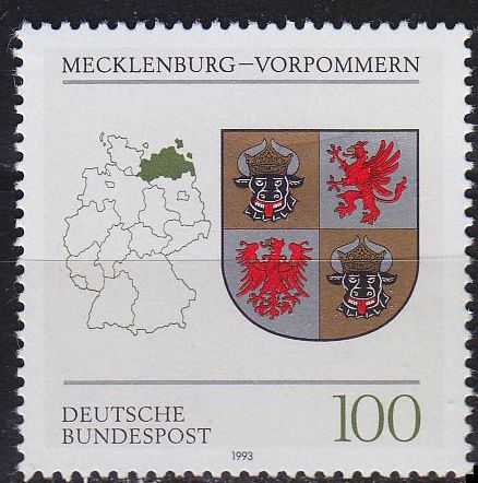 Buy GERMANY BUND [1993] MiNr 1661 ( **/mnh ) Wappen