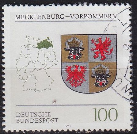 Buy GERMANY BUND [1993] MiNr 1661 ( O/used ) Wappen