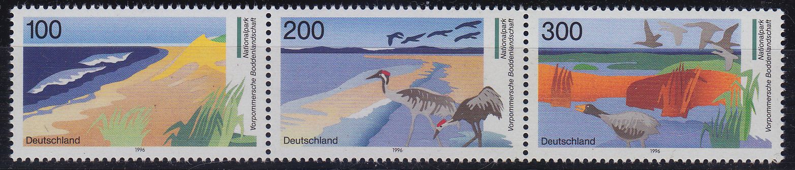 Buy GERMANY BUND [1996] MiNr 1871-73 ( **/mnh ) [01] Landschaft Zdr