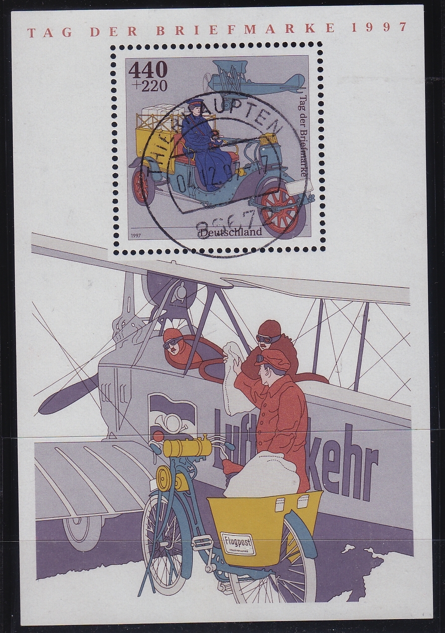 Buy GERMANY BUND [1997] MiNr 1947 Block 41 ( O/used ) Flugzeug
