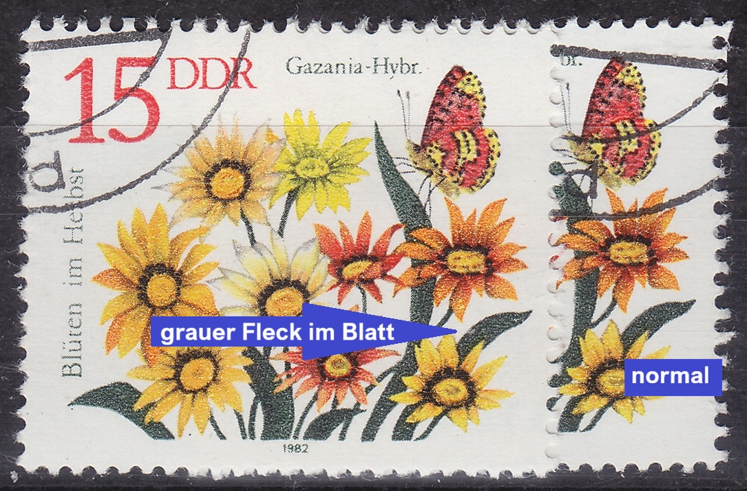 Buy GERMANY DDR [1982] MiNr 2739 F39 ( O/used ) [01] Blumen Plattenfehler