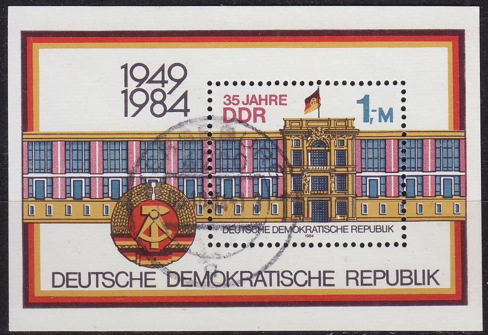 Buy GERMANY DDR [1984] MiNr 2890 Block 77 ( OO/used ) [01]