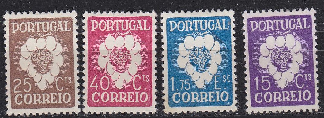 PORTUGAL [1938] MiNr 0602-05 ( oG/no gum )