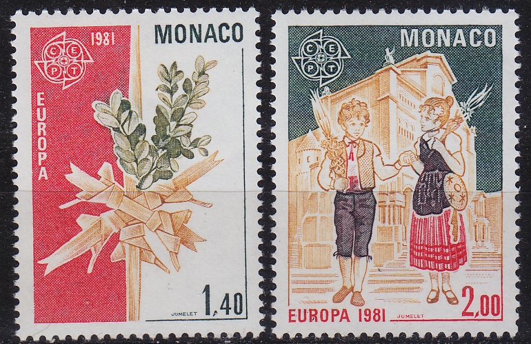 Buy MONACO [1981] MiNr 1473-74 ( **/mnh ) CEPT